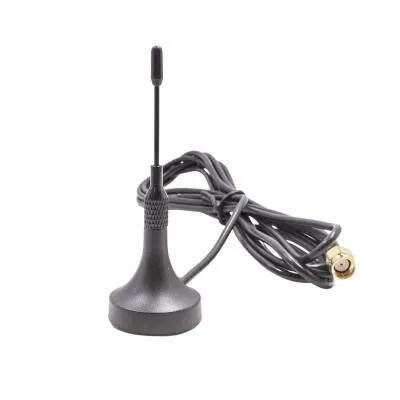 80mm GSM Kablolu Anten - 2m Kablolu