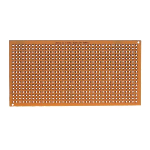 5x10 cm Delikli Pertinaks (Bakır) Tek Yüzlü