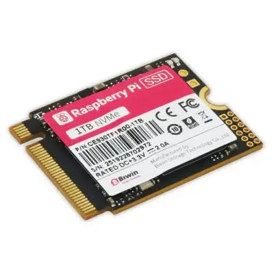 Raspberry Pi SSD 1TB NVMe Veri Depolama Bellek Kartı