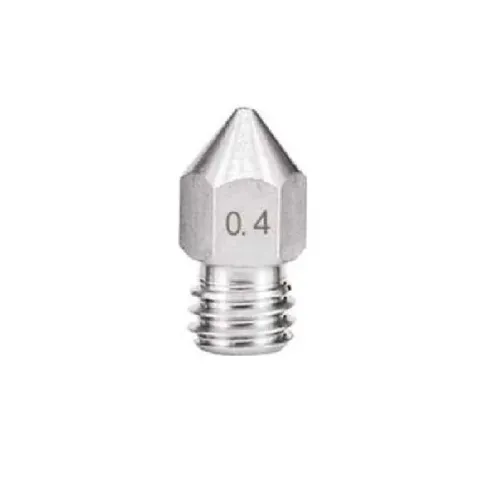 MK8-CR10 Paslanmaz Çelik Nozzle 1.75mm-0.4mm