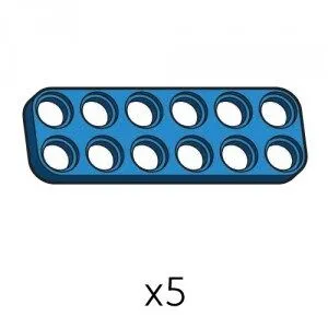 Plate (SPD-2b6(B)) | Robotis DREAM Uyumlu Plaka - MAVİ | 5 Adet