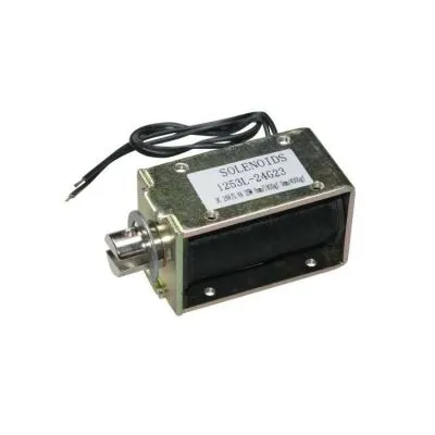 24V Çekme Selenoid Bobin 1253L-24G23, 35mm Strok, 25W