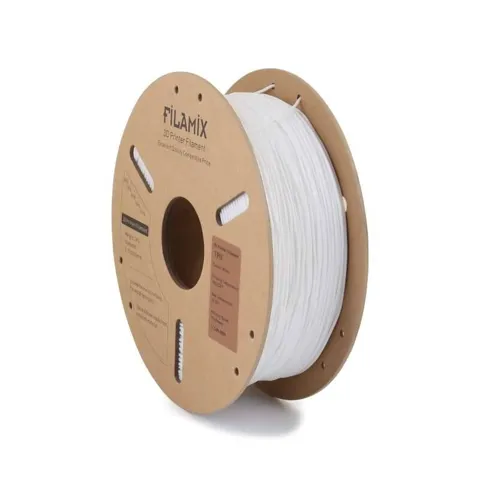 Filamix TPU 95A Filament White 1.75mm 1000gr
