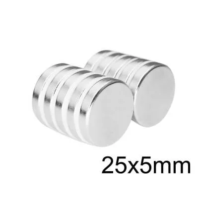 25X5mm Neodyum Güçlü Mıknatıs - Neodim Magnet