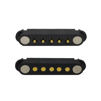 5-Pin 2.54mm Pogo Pin Manyetik Konnektör Takımı