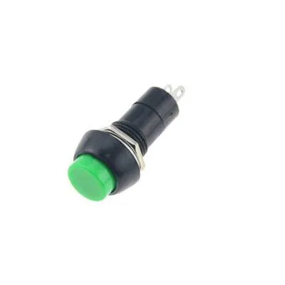 PBS-11B Yaylı Push Buton - 12mm - Yeşil