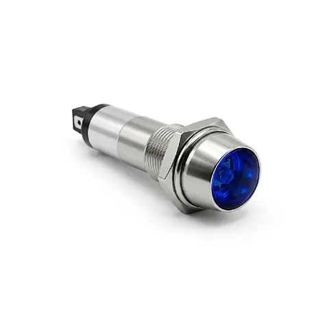 8mm Pano Sinyal LED'i 12V Mavi