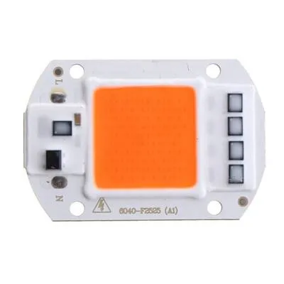 Ful Spektrum 220V Cob Led 50W Bitki Yetiştirme Işığı