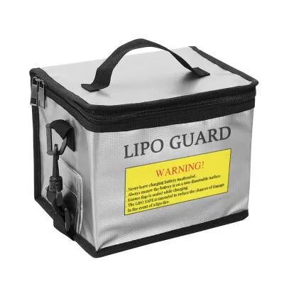Lipo Pil Yanmaz Koruma ve Saklama Çantası (Kemerli) - 21.5x14.5x16.5 cm
