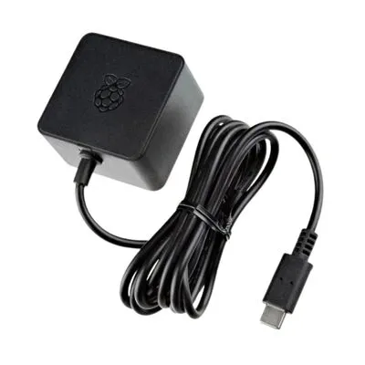 Raspberry Pi 5 27W USB-C Güç Adaptörü - Siyah