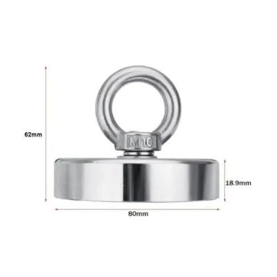80mm Fishing Magnet - Neodyum Pot Mıknatıs
