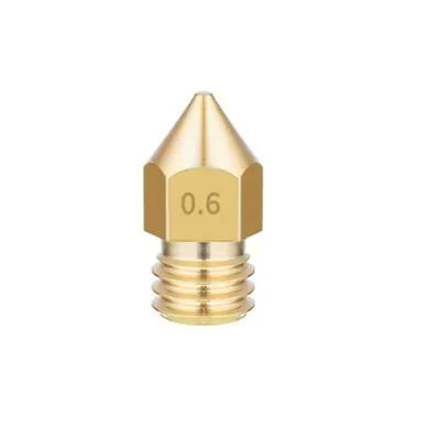 0.6mm Mk8 Pirinç Nozzle- Creality Ender 3 V2/Ender 3 Pro/CR10 Uyumlu