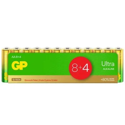 GP Ultra 12'li AAA Kalem Pil - Ekonomik Paket