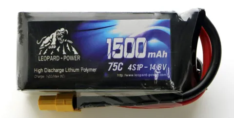 4s 1500mah 75C Lipo Batarya 14.8V Pil
