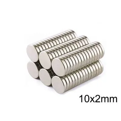 10X2mm Neodyum Güçlü Mıknatıs - Neodim Magnet