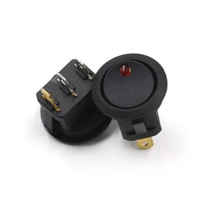 KCD1 Kırmızı Nokta Işıklı On-Off Anahtar 12V
