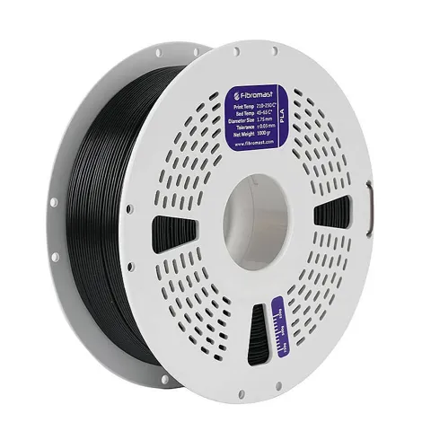 Fibromast Transparan PLA Siyah Filament 1.75mm 1000gr