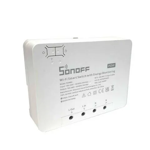 Sonoff Pow R3 Wifi Akıllı Ev Rölesi ve Güç Tüketimi Takip Monitörü