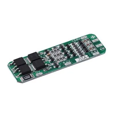 3S 20A BMS 18650 Lityum Pil Şarj Koruma Devresi - 12.6V