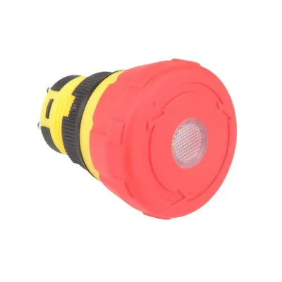 WD16M-M2Z-D 16mm Işıklı Plastik Acil Stop Butonu 2NO