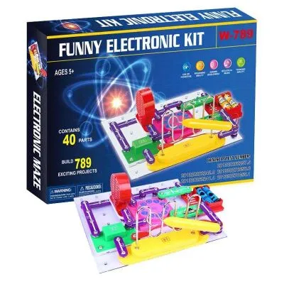 Funny Electronic Kit W-789 Modüler Elektronik Devre Seti - 40 Parça, 789 Proje