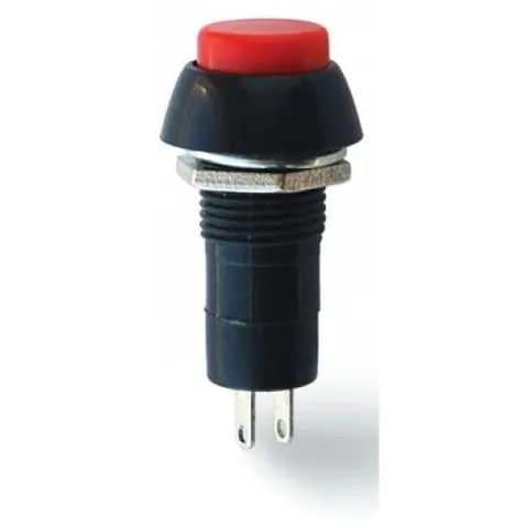 Kalıcılı Kırmızı Yuvarlak Push Button