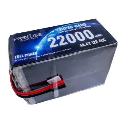 44,4V 12S 22000mAh 60C Lipo Batarya