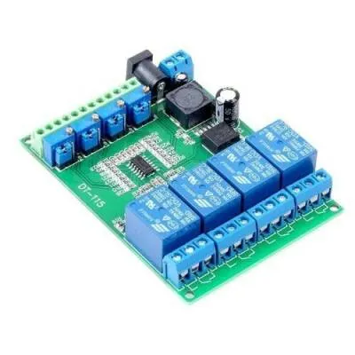 DC 5V 4-Kanal LM393 Voltaj Karşılaştırıcı Röle Modülü