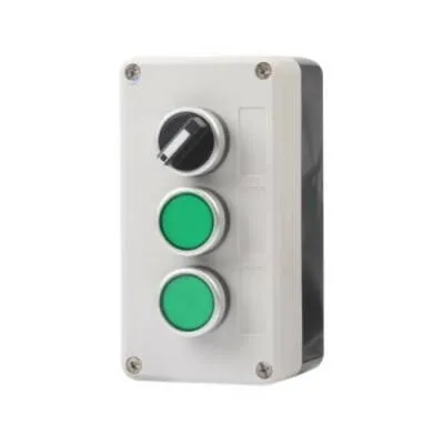 Mandal Switch ve İkili Yeşil Push Buton Kutusu