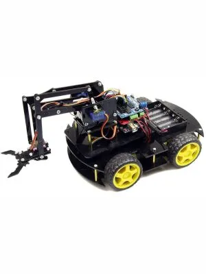 Jsumo Arduino Robot Kollu 4WD Mobil Araç Kiti (Demonte)