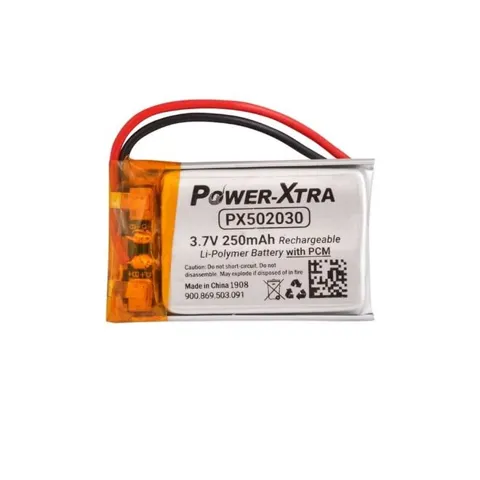 3.7V 250mAh Li-Po Pil (Lityum Polimer Pil) - Soketsiz