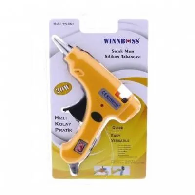 Silikon Tabancası Anahtarlı 20W - Sarı