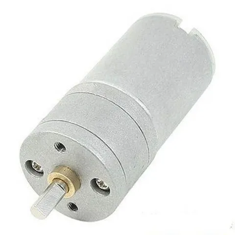 25mm 12V 100 Rpm Redüktörlü DC Motor