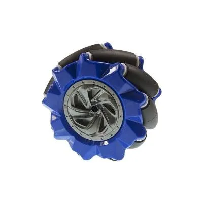 80mm Mavi Omni Mecanum Tekerlek - Sağ