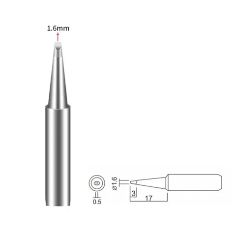 Bakon 900 M-T-1.6D Lehimleme Havya Ucu - 1 Adet