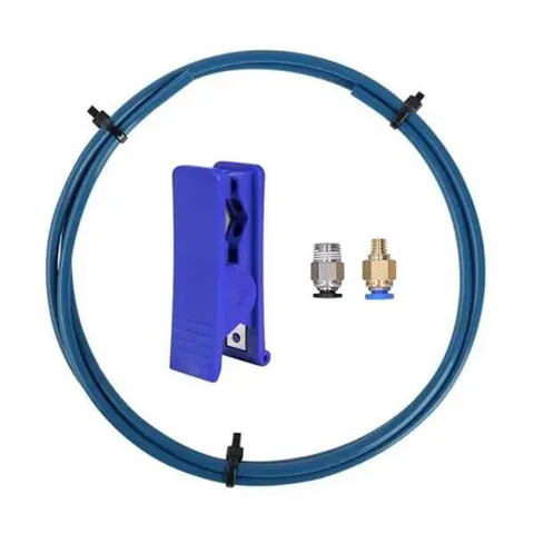PTFE Tüp ve Kesici Set - Mavi