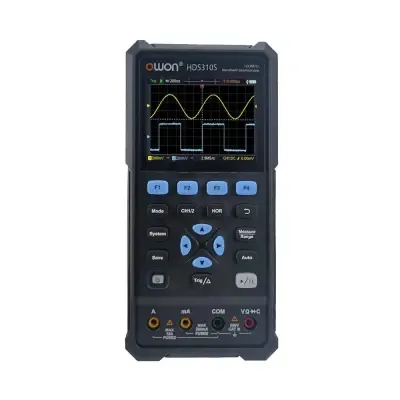 Owon HDS310S 100 MHz El Tipi Osiloskop, Multimetre & Sinyal Jeneratörü, 2Ch