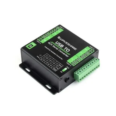 4 Port USB - Seri Dönüştürücü -  (RS232/485/422/TTL Çıkış) FT4232HL Çip 25790