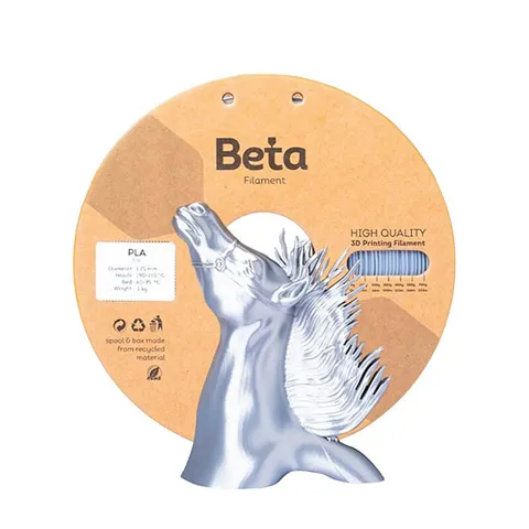 Beta PLA-Silk Filament - Gümüş - 1Kg