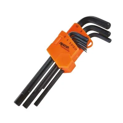 Rico 9 Parça Düz Uzun Alyan Anahtar Takımı 013-RC0215