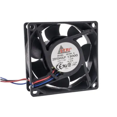 70x70x25mm 24V 0.08A Fan 3 Kablolu
