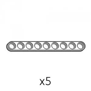 Plate (SPI-1b9(W)) | Robotis DREAM Uyumlu Plaka - BEYAZ | 5 Adet