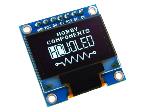 128x64 0.96 inç OLED Grafik Ekran 7 Pin I2C-SPI