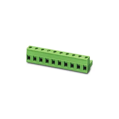 9 Pin 7.62mm Dişi Geçmeli Yeşil Klemens