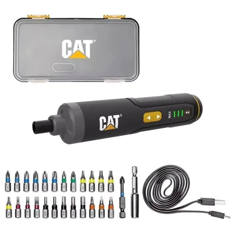 CAT DX1110 Şarjlı Tornavida + 26 Adet Bist Uç