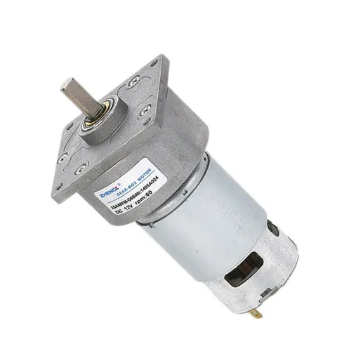 12V 50 Rpm 60mm Redüktörlü Flanşlı Dc Motor