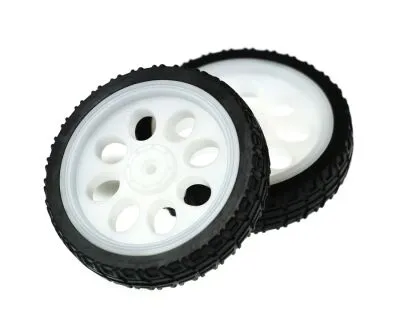Jsumo 65mm Tekerlek Çifti (Sarı Renkli TT Motor Uyumlu) - 65x15