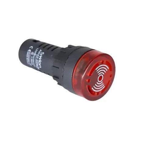 220V 22mm Ledli Buzzer - AD22-22SM