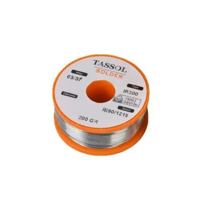 Tassol 2 mm 200gr Lehim Teli (%63 Kalay / %37 Kurşun)
