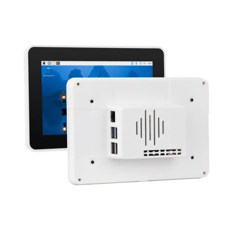 Waveshare Raspberry Pi 5 Uyumlu Beyaz TD2 Soğutuculu Metal Koruma Kutu (PI5-CASE-TD2)